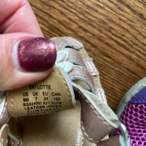 Stride Rite Merrill Crocs toddler girl size 8 sandal water shoe lot - Picture 4 of 4